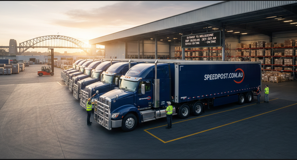 Daily freight departures from Sydney to Melbourne